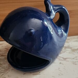 Blue Whale Ceramic Sponge Rest